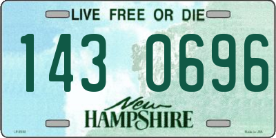 NH license plate 1430696