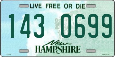 NH license plate 1430699