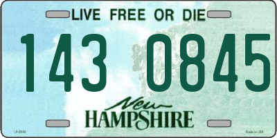 NH license plate 1430845