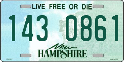 NH license plate 1430861