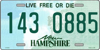 NH license plate 1430885