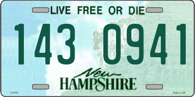 NH license plate 1430941