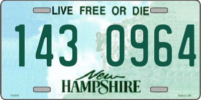 NH license plate 1430964