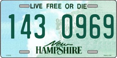 NH license plate 1430969