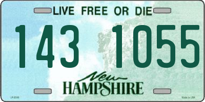 NH license plate 1431055