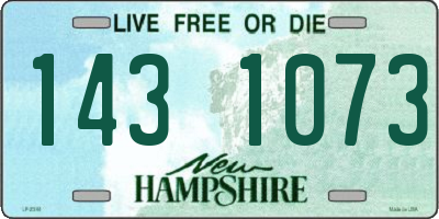 NH license plate 1431073