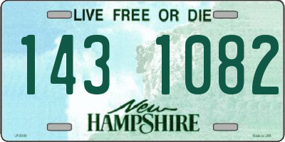 NH license plate 1431082