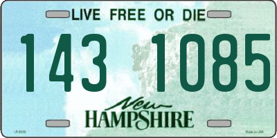 NH license plate 1431085