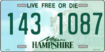NH license plate 1431087