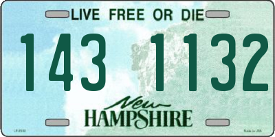 NH license plate 1431132