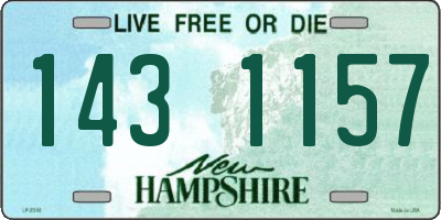 NH license plate 1431157