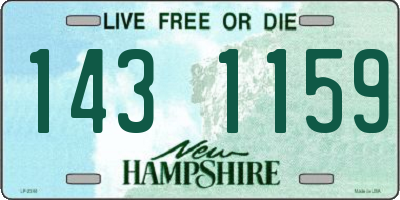 NH license plate 1431159