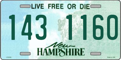 NH license plate 1431160