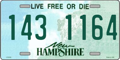 NH license plate 1431164