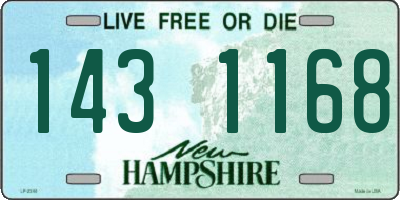 NH license plate 1431168