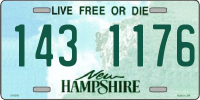 NH license plate 1431176