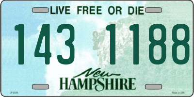 NH license plate 1431188