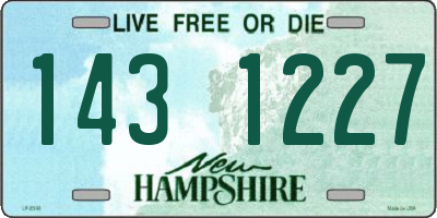 NH license plate 1431227