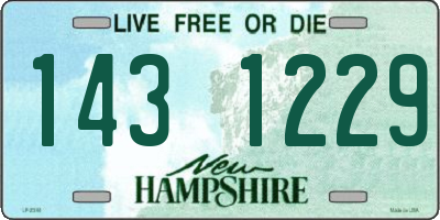 NH license plate 1431229