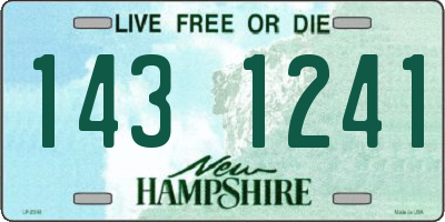 NH license plate 1431241