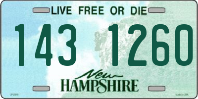 NH license plate 1431260