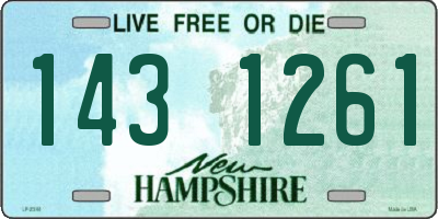 NH license plate 1431261