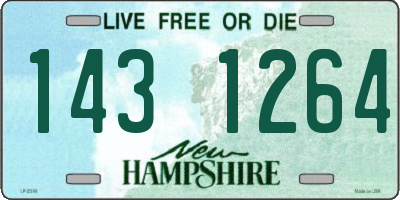 NH license plate 1431264