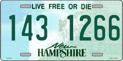NH license plate 1431266