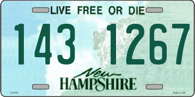 NH license plate 1431267
