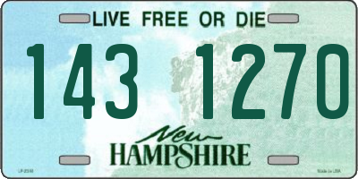 NH license plate 1431270