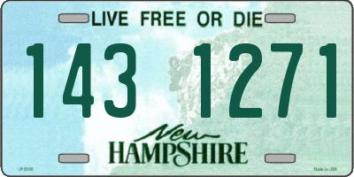 NH license plate 1431271