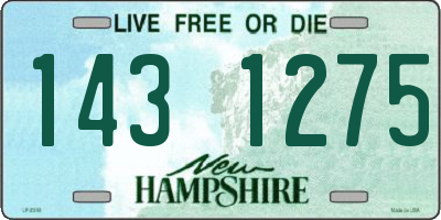 NH license plate 1431275