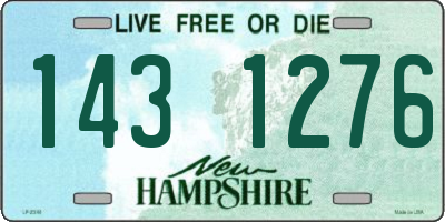 NH license plate 1431276