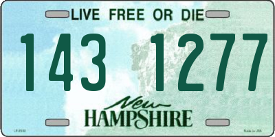 NH license plate 1431277