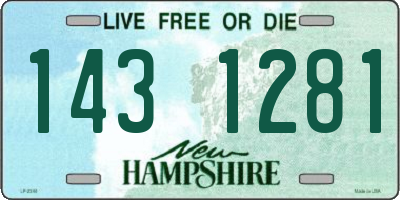 NH license plate 1431281