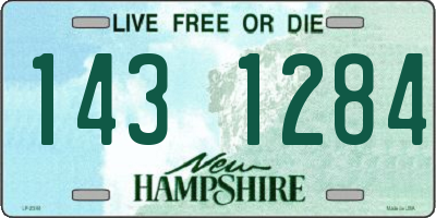 NH license plate 1431284