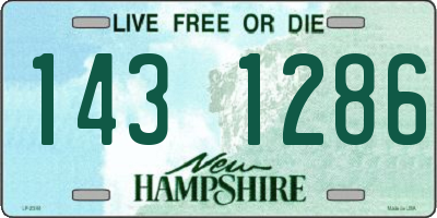 NH license plate 1431286