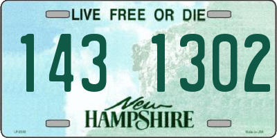 NH license plate 1431302