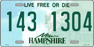 NH license plate 1431304