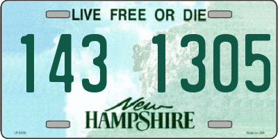 NH license plate 1431305