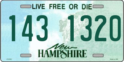 NH license plate 1431320