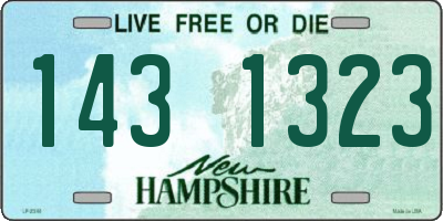 NH license plate 1431323