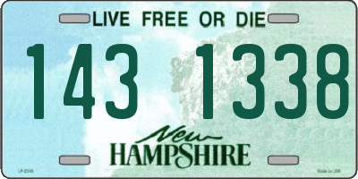 NH license plate 1431338