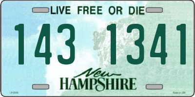 NH license plate 1431341