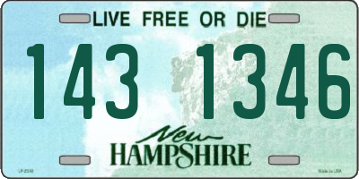 NH license plate 1431346