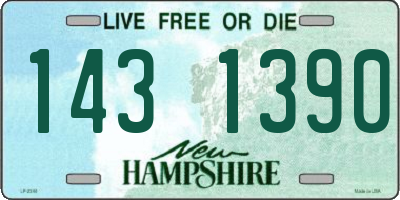 NH license plate 1431390