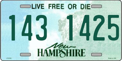 NH license plate 1431425