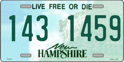 NH license plate 1431459
