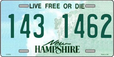 NH license plate 1431462