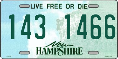 NH license plate 1431466